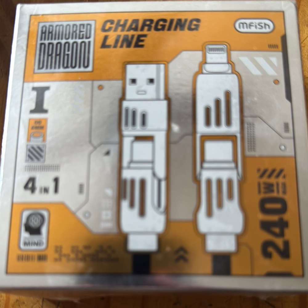Armored Dragon 4-in-1 Charging Cable